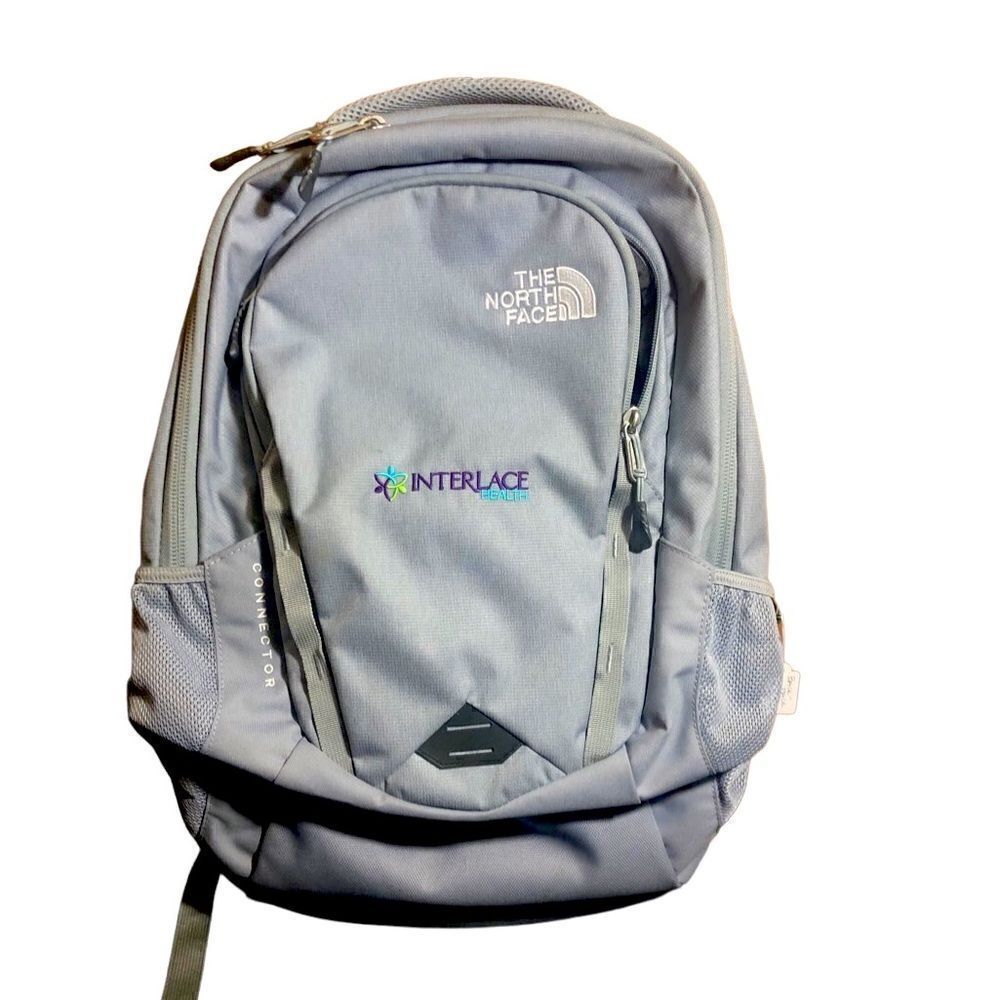 The North Face Connector Laptop Backpack With FlexVent And Adjustable Straps.